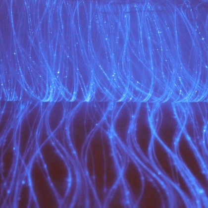 ORGANZA WHITE FABRIC (LUMINOUS FIBER OPTIC FABRIC)